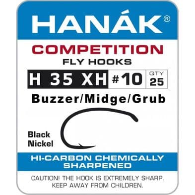 Hanak Hooks H35 XH Buzzer/Midge/Grub – Sportinglife Turangi